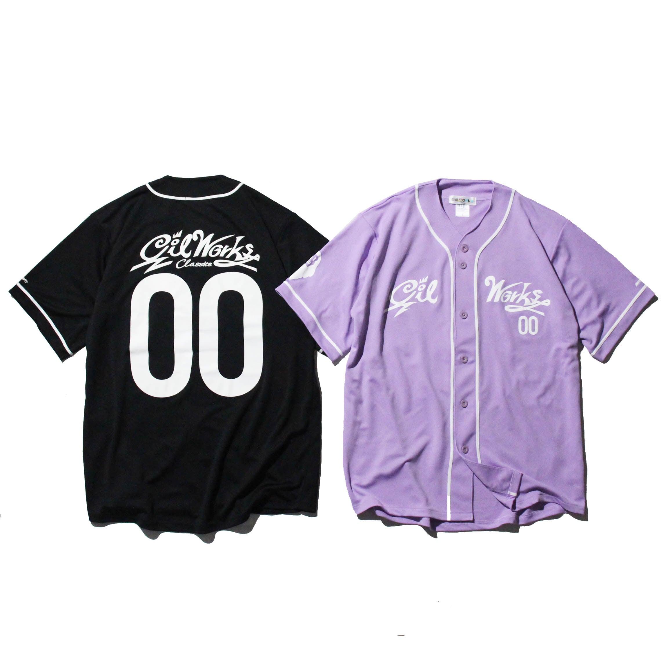 ☆レア　Oil Works ラベンダー ベースボールシャツXL OILWORKS 00 ベースボールシャツ – OILWORKS STORE