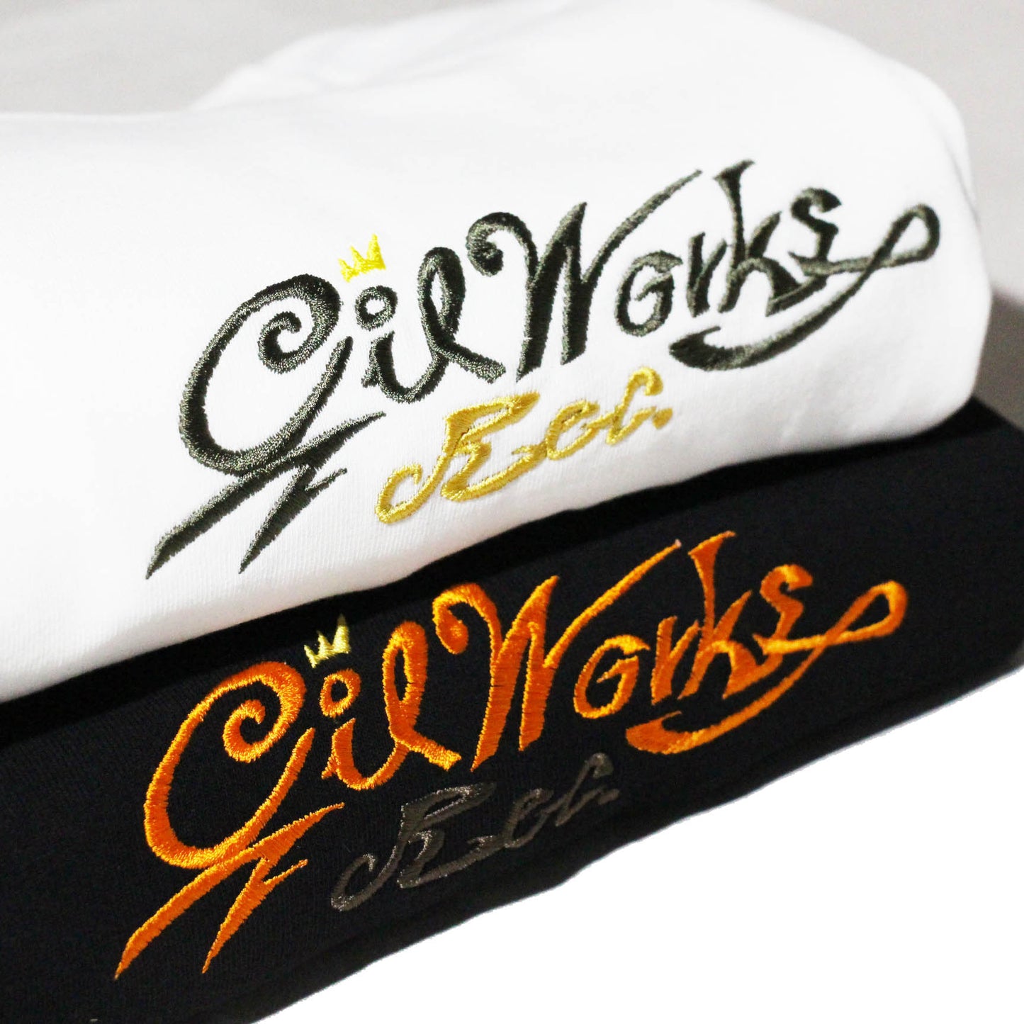 OILWORKS REC刺繍 LONG T-SHIRTS