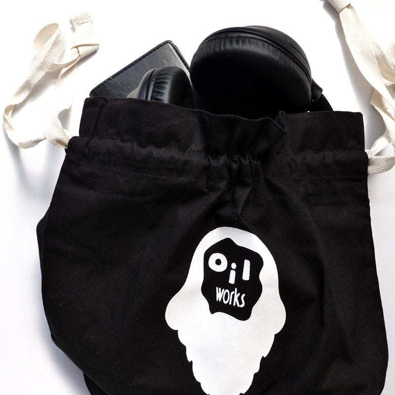 OILMARK 巾着バック + OILMARK STICKER