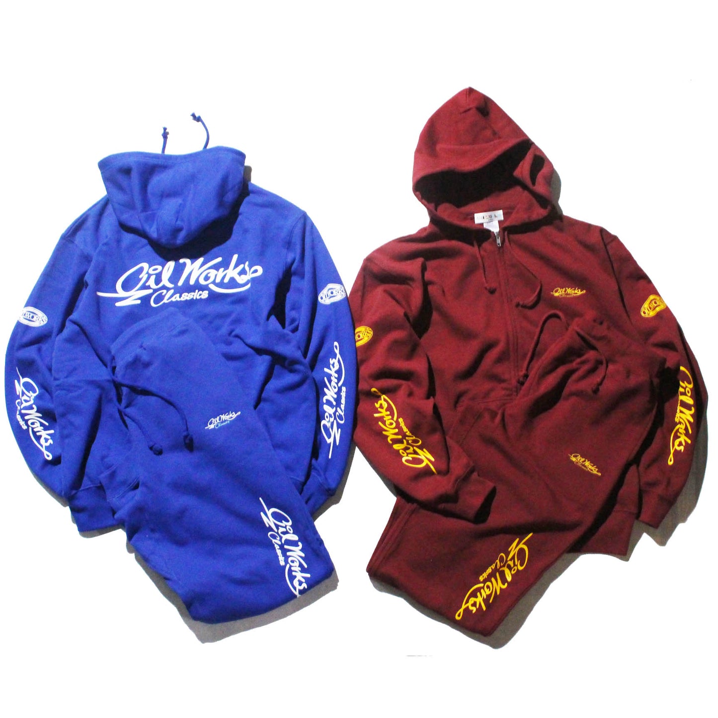 OILWORKS CLASSICS ZIP HOODIE & SWEAT PANTS