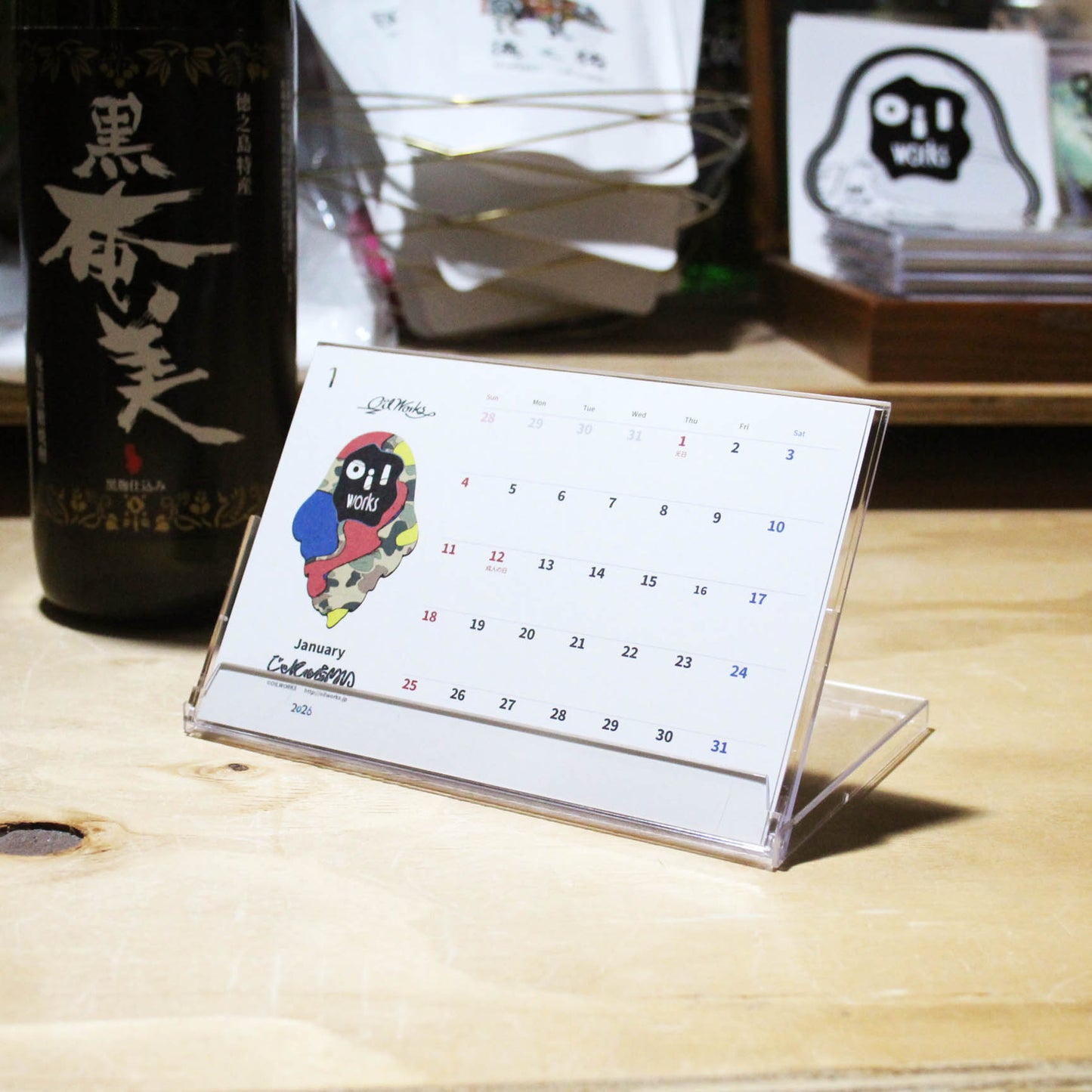 OILWORKS 卓上 CALENDAR 2026