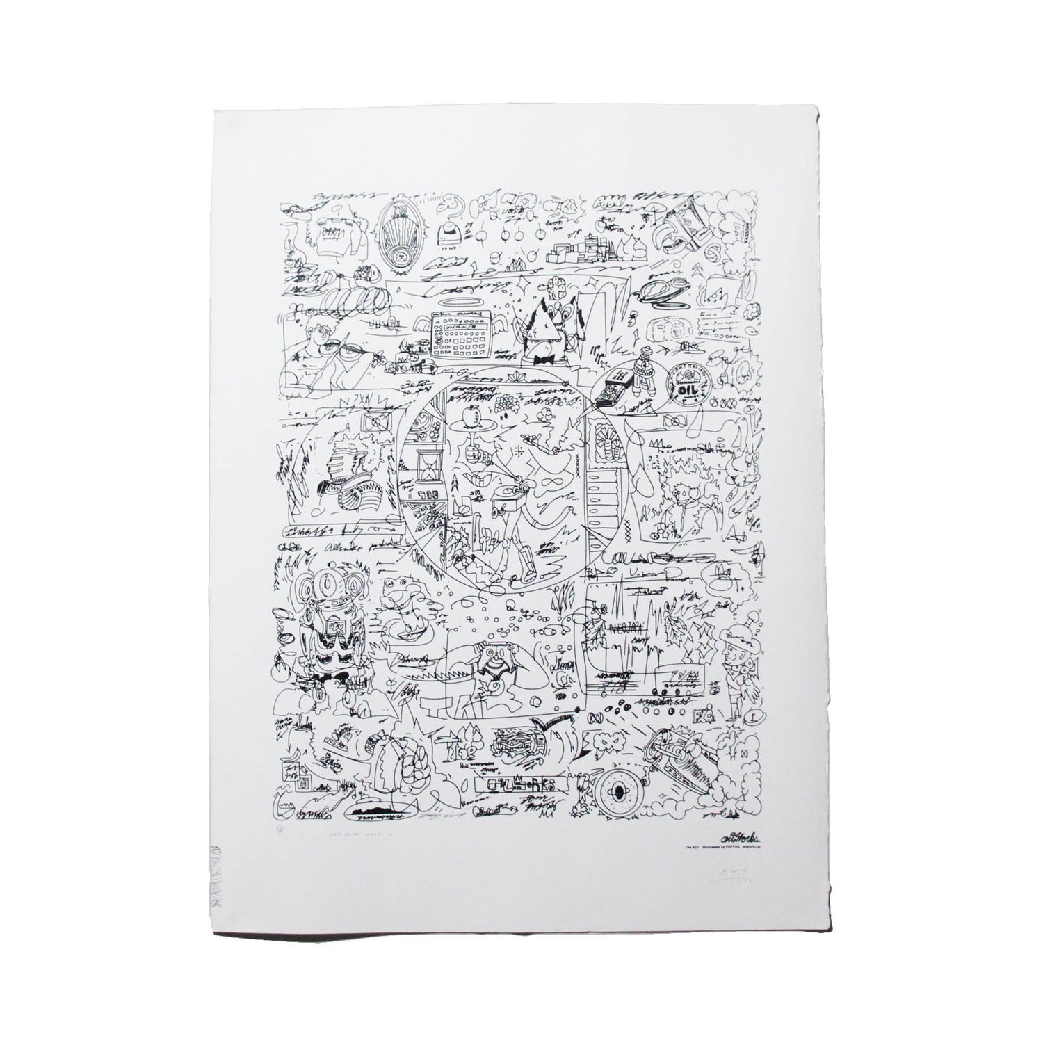 POPY OIL / The AZS - Silkscreen Poster - – OILWORKS STORE