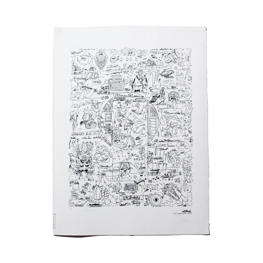 POPY OIL / The AZS - Silkscreen Poster -