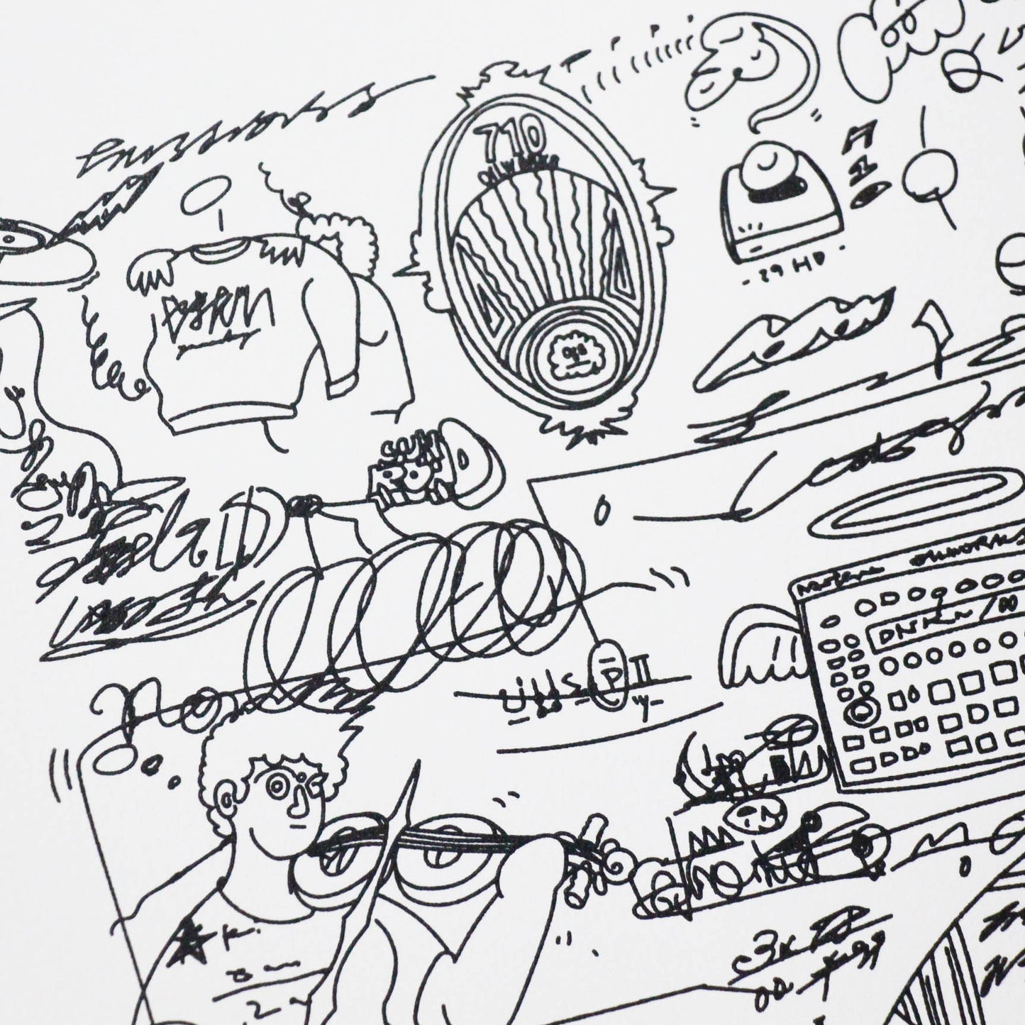 POPY OIL / The AZS - Silkscreen Poster -