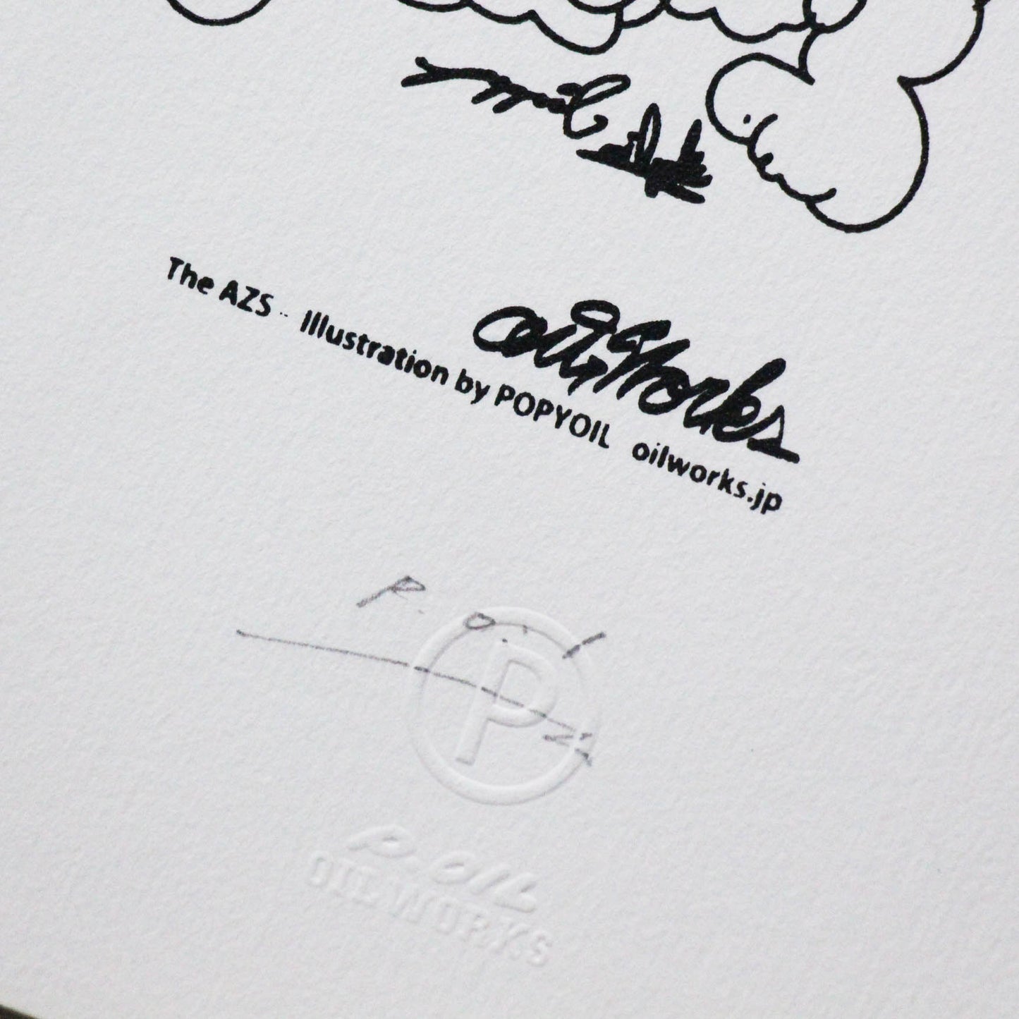 POPY OIL / The AZS - Silkscreen Poster -