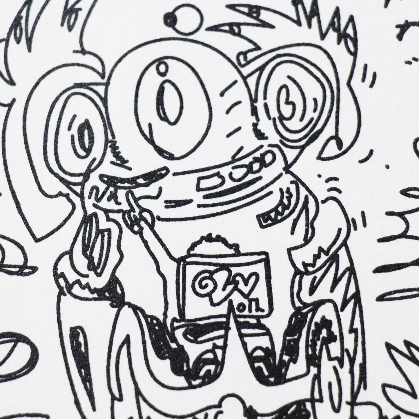 POPY OIL / The AZS - Silkscreen Poster -