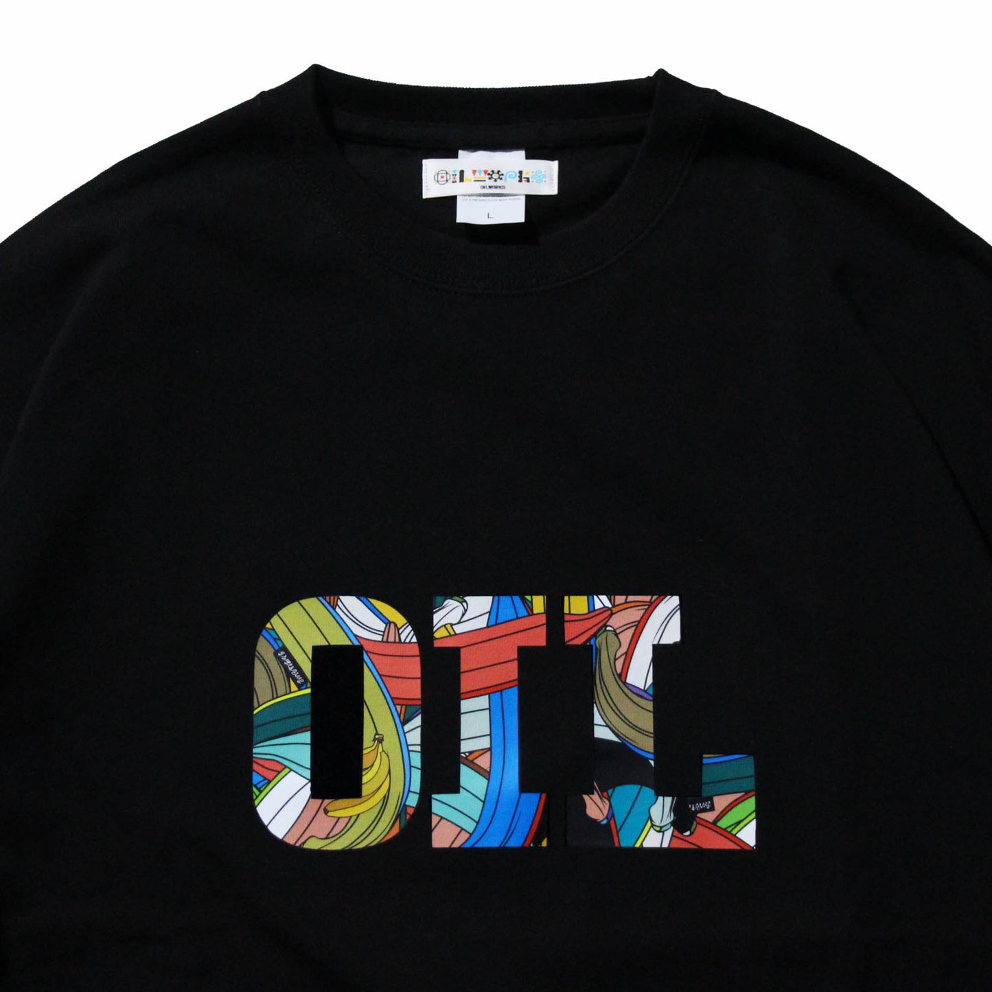 OIL WORKS LONG T-SHIRTS  (COLOR)