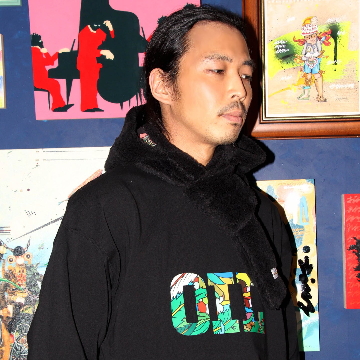 OILWORKS  Original Hoodie muffler