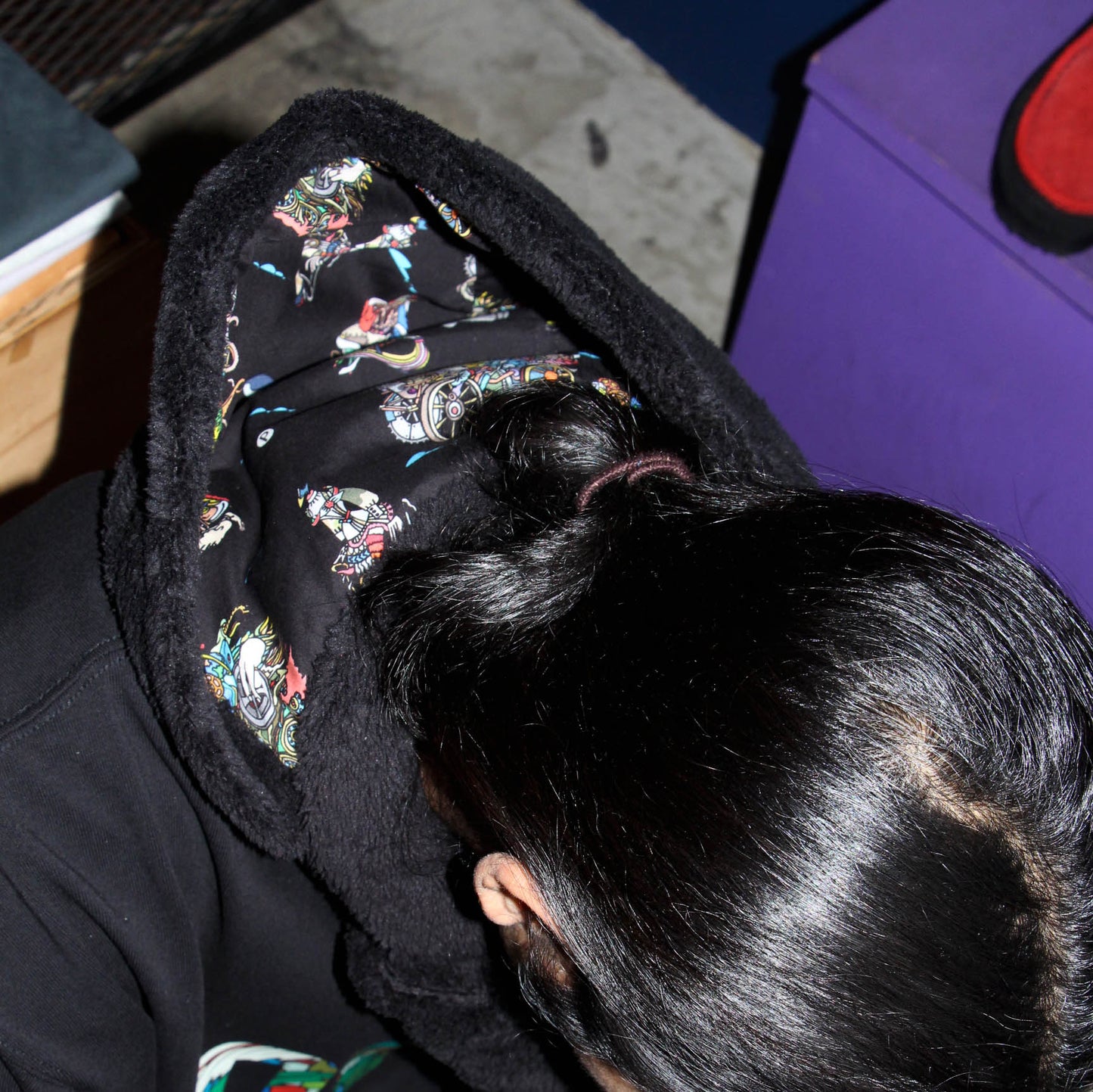 OILWORKS  Original Hoodie muffler