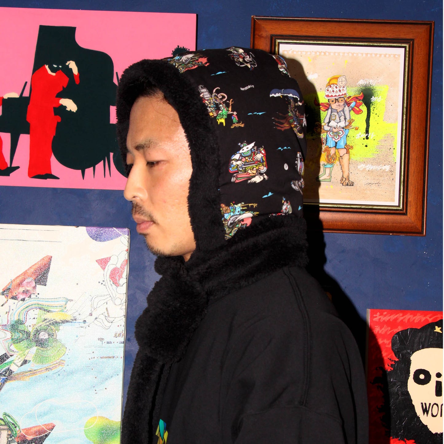 OILWORKS  Original Hoodie muffler