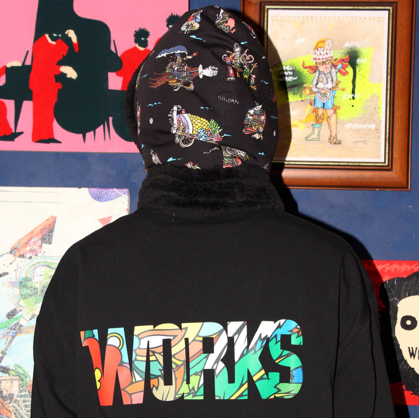 OILWORKS  Original Hoodie muffler