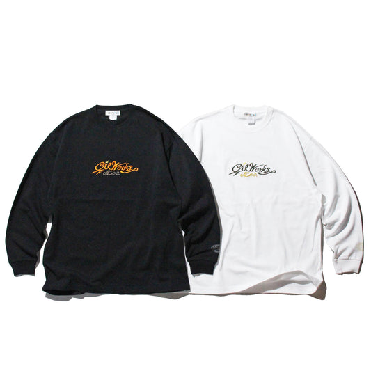 OILWORKS REC刺繍 LONG T-SHIRTS