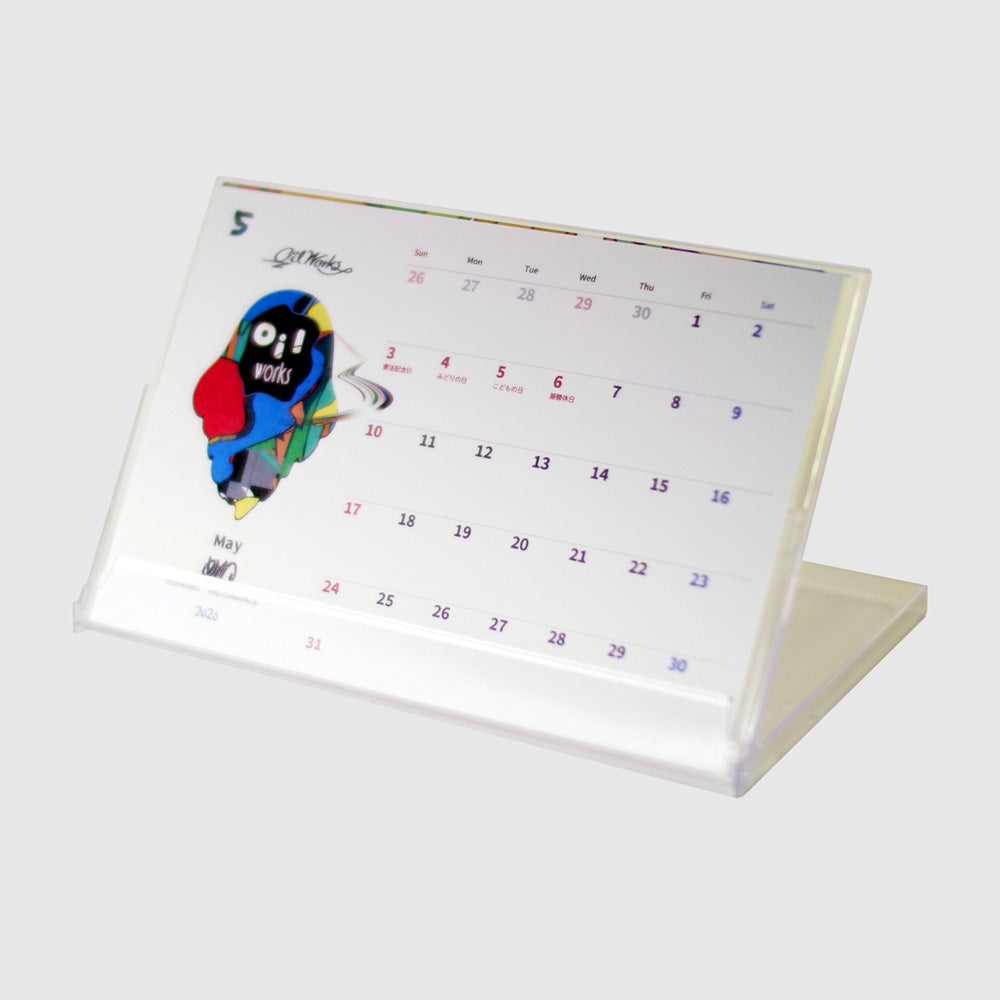 OILWORKS 卓上 CALENDAR 2026